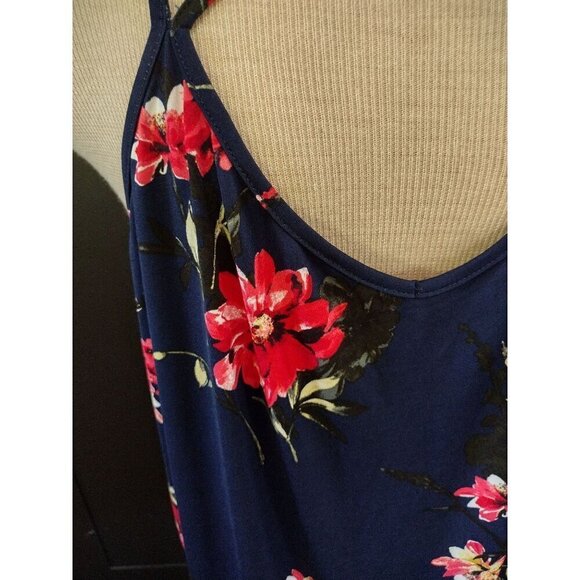 Papermoon Navy and Floral 3x women's summer Tank Top NWT - Picture 6 of 7